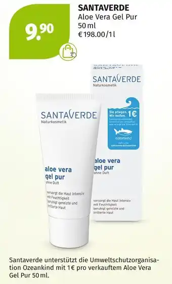 Müller Santaverde aloe vera gel pur Angebot