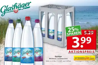 Getränkeland Glashäger mineralwasser Angebot