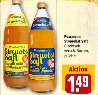REWE Possmann streuobst saft Angebot