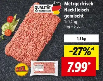 Lidl Metzgerfrisch hackfleisch gemischt Angebot