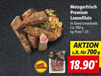 Lidl Metzgerfrisch premium lammfilets Angebot