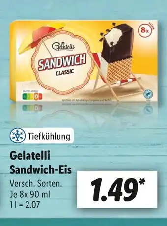 Lidl Gelatelli sandwich-eis Angebot