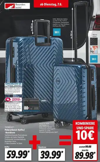 Lidl Topmove polycarbonat-koffer/ -boardcase Angebot