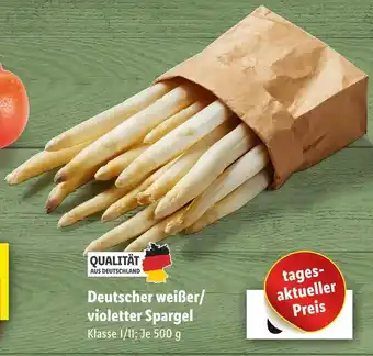 Lidl Weißer/violetter spargel Angebot