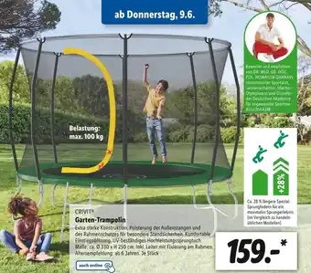 Lidl Crivit garten-trampolin Angebot