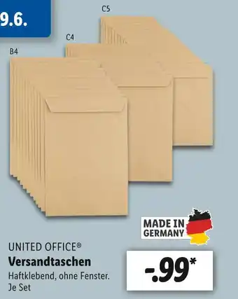 Lidl United office versandtaschen Angebot