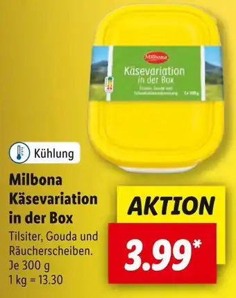 Lidl Milbona käsevariation in der box Angebot