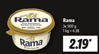 Lidl Rama margarine Angebot