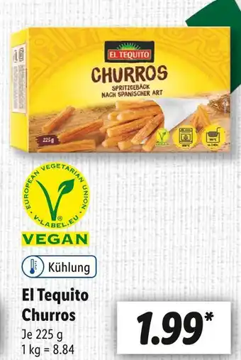 Lidl El tequito churros Angebot