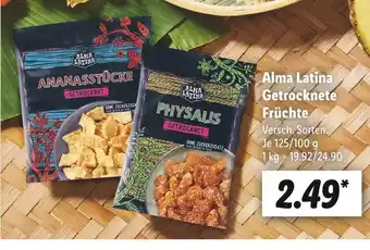 Lidl Alma latina getrocknete früchte Angebot