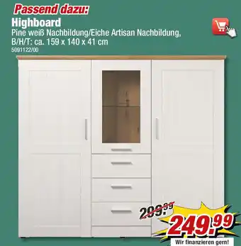 Poco Passend dazu Highboard Angebot