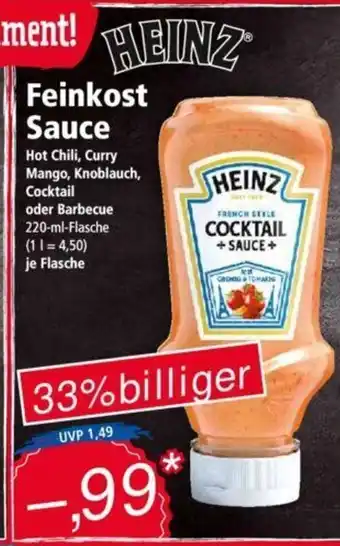 Norma Heinz Feinkostsauce 220ml Angebot