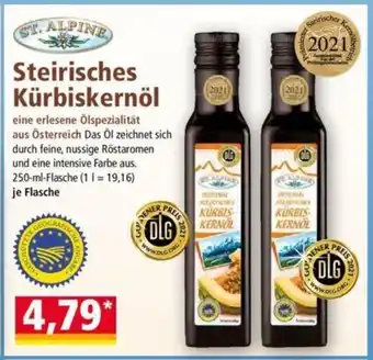 Norma St. Alpine Steirisches Kurbiskernol 250ml Angebot