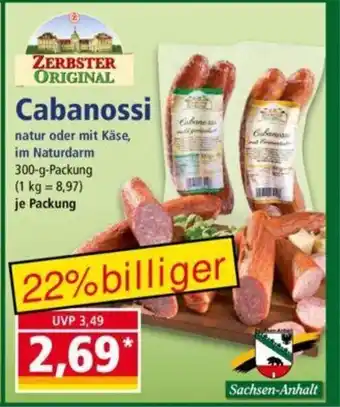 Norma Zerbster Original Cabanossi 300g Angebot