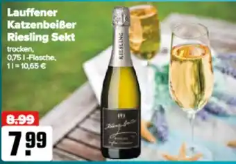 Logo Getränkemarkt Lauffener Katzenbeisser Riesling Sekt 750ml Angebot