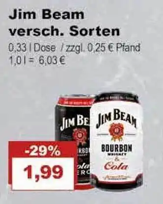 Bilgro Jim Beam Angebot