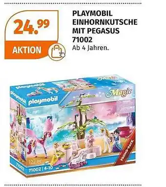 Müller Playmobil Einhornkutsche Mit Pegasus 71002 Angebot