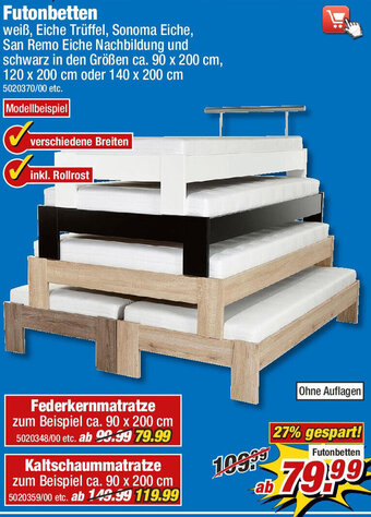 Poco Futonbetten Angebot