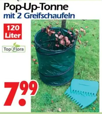 Wreesmann Pop Up Tonne mit 2 Greifschaufeln 120 Liter Angebot