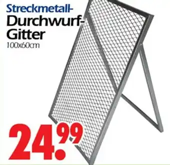 Wreesmann Streckmetall Durchwurfgitter 100x60 cm Angebot