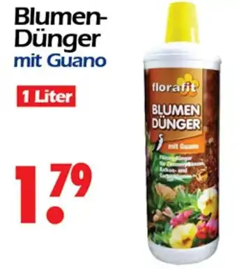 Wreesmann Blumendünger mit Guano 1 Liter Angebot