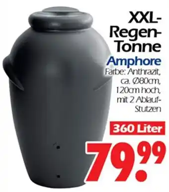 Wreesmann XXL Regentonne Amphore 360 Liter Angebot