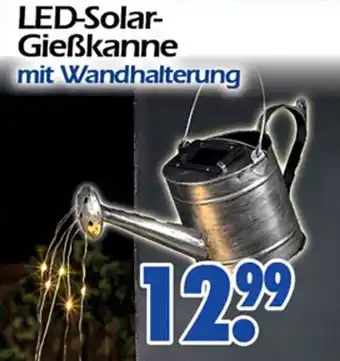 Wreesmann LED Solar Gießkanne mit Wandhalterung Angebot