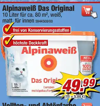 Poco Alpinaweiß ,,Das Original" Angebot