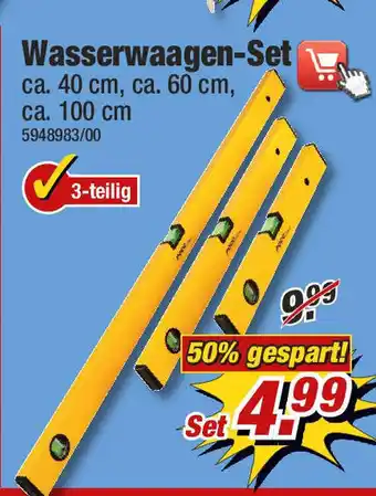 Poco Wasserwaagen Set Angebot