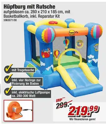 Poco Hüpfburg Mit Rutsche Angebot