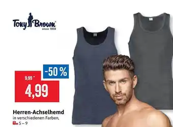 Stolz Tony Brown Herren-achselhemd Angebot