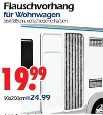 Wreesmann Flauschvorhang für Wohnwagen Angebot