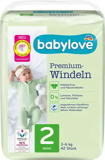 dm drogerie Babylove babylove windeln premium gr. 2, mini, 3-6 kg Angebot