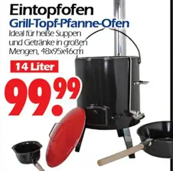 Wreesmann Eintopfofen Grill Topf Pfanne Ofen 14 Liter Angebot