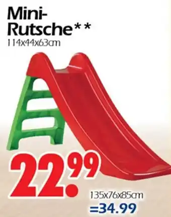 Wreesmann Mini Rutsche 114x44x63 cm Angebot