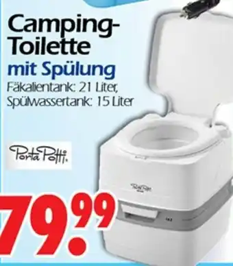 Wreesmann Porta Potti Campingtoilette mit Spülung Angebot