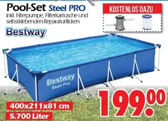 Wreesmann Bestway Pool Set Steel Pro 5.700 Liter Angebot