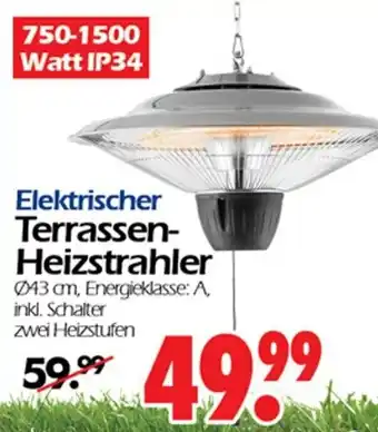 Wreesmann Elektrischer Terrassen Heizstrahler Angebot