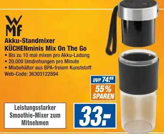 expert Octomedia WMF Akku Standmixer Küchenminis Mix on the Go Angebot