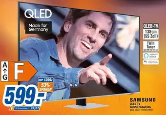 expert Octomedia Samsung QLED TV GQ55Q74AATXZG Angebot