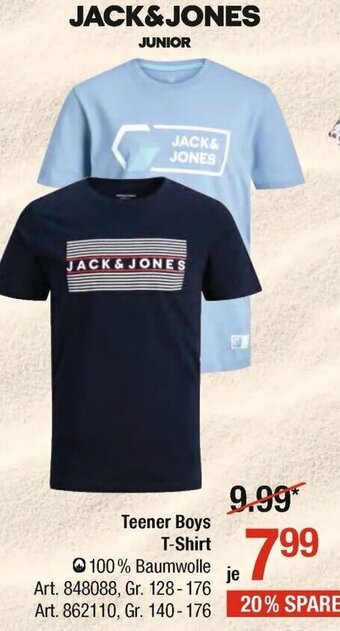 AWG Mode Jack & Jones Junior Teener Boys T-Shirt Angebot