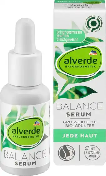 dm drogerie Alverde naturkosmetik serum balance jede haut Angebot