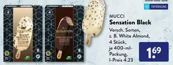 Aldi Süd Mucci Sensation Black 400 ml Packung Angebot