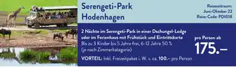 Aldi Süd Serengeti-Park Hodenhagen Angebot