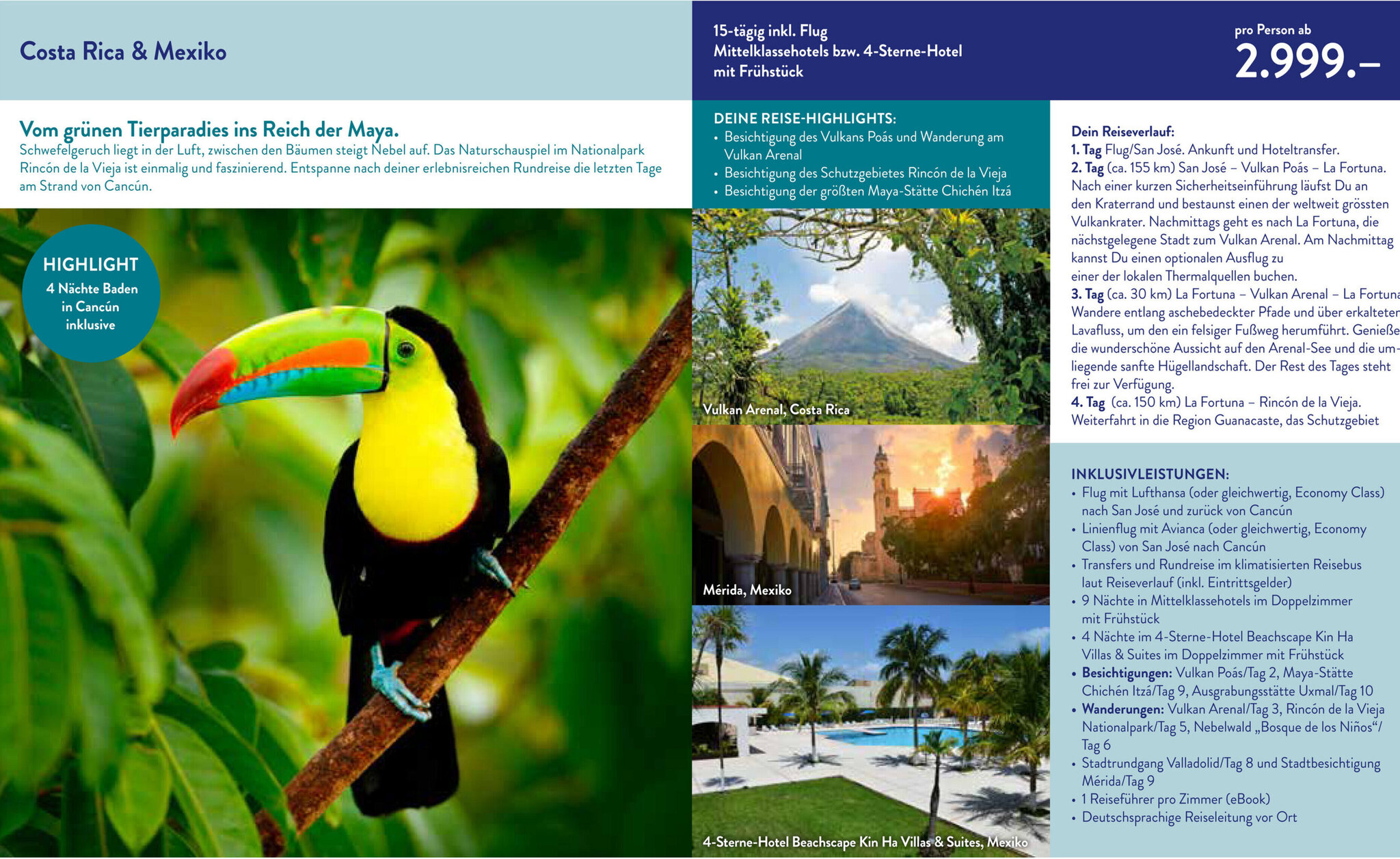 Costa Rica & Mexiko Angebot bei Aldi Süd