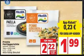 Edeka Frosta Fertiggerichte 450/500g Beutel Angebot