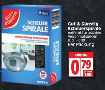 Edeka Gut & Günstig Scheuerspirale 6er Packung Angebot