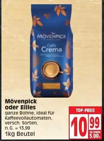 Edeka Mövenpick oder Eilles 1kg Beutel Angebot