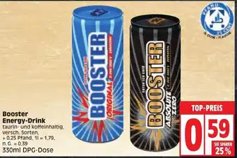 Edeka Booster Energy Drink 330ml DPG Dose Angebot