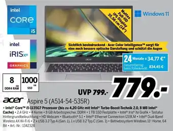 MEDIMAX Acer Aspire 5 (A514-54-535R) Angebot